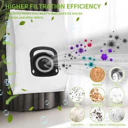 8 stuks zakken voor Rowenta Hygiene + ,ZR200520 ZR200720 stofzuiger- voor Silence Force- Compact Power- X-Trem Power (RO64xx, RO63xx, RO68xx, RO39xx) — thumbnail 5