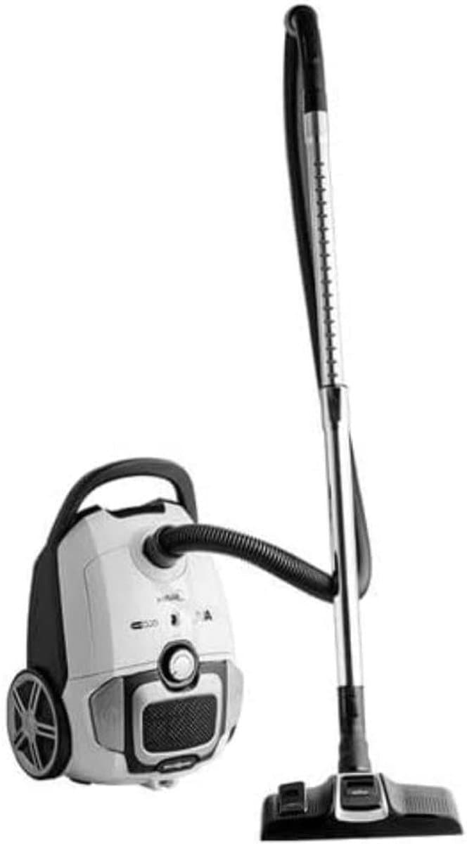 Steelstofzuiger - Elektrische bezem - Huishoudelijk schoonmaken - Met stofzak - 50 cm - Wit — afbeelding 1