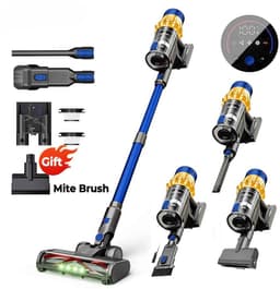 Glowstride - Draadloze stofzuiger - Steelstofzuiger - Slimme LED-functies - Verwijderbare Accu - 650W - display voor vloertapijt dierenhaar — thumbnail 1