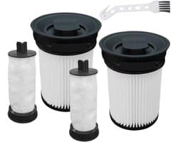 Vervangingsfilterset geschikt voor Miele Triflex HX1 stofzuiger, verwijdert effectief stof en verlengt de levensduur van uw stofzuiger (4 filters + 1 borstel).