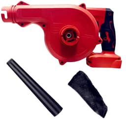 Elektrische Luchtblazer - Stofzuiger 2-in-1 - Snel Reinigen - Krachtige Motor - 193 km/u - Rood — thumbnail 4