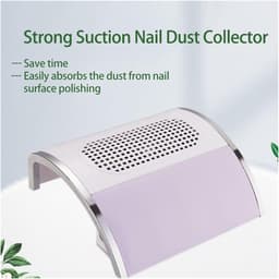 Nagel Stofafscheider - Nagelstofzuiger Machine - Nagel Verzorging - Sterke Windkracht - 2 Fans - Wit — thumbnail 2