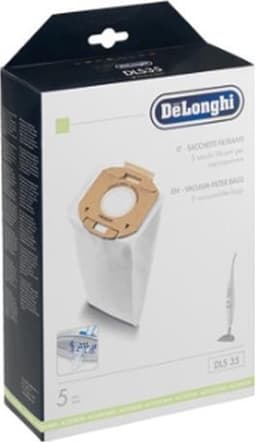 DELONGHI - DLS35 Stofzuigerzak Microvezel 5 sDLS 35 set- 5 microvezelfilterzakken. Voor modellen: XLF 1500 tuks - 5519210141 — thumbnail 1
