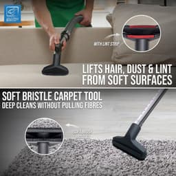 6-delig stofzuiger hulpstukken set - Universeel Opzetstuk - geschikt voor Miele - Philips - AEG - Karcher - Bosch - stofzuigermond - stofzuigermondstuk - stofzuigervoet - borstel - universeel zuigmond — thumbnail 4