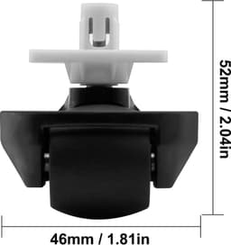 Fixbetter Voorwiel, stil wiel, band voor Roborock S8/Plus/S8 Pro Ultra/S7/Q7/S6/S5/G20/G10S/G10/T7S/S65/S55 Max/S65 - ShopVlot — thumbnail 5
