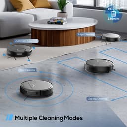 Teendow T7S robotstofzuiger en dweil, 2000Pa krachtige zuigkracht, 230ml watertank, slimme app- en spraakbediening, 100 min looptijd, zelfopladend, 4 reinigingsmodi, obstakelvermijding, ideaal voor huisdiereigenaren — thumbnail 5