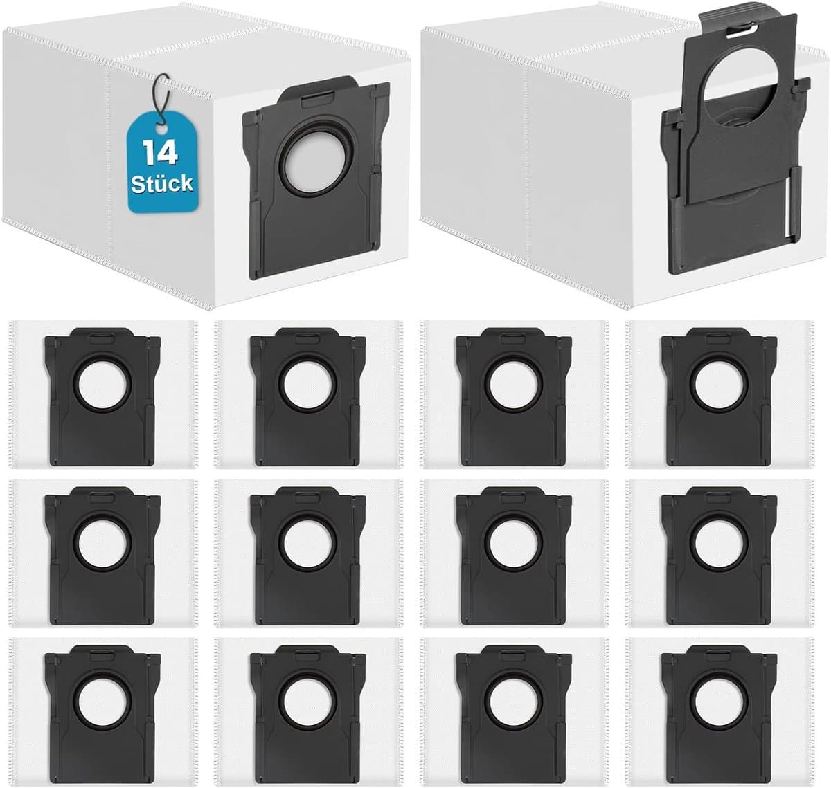 14 stofzuigerzakken geschikt voor Dreame L10s Ultra Gen 1/2/3 — afbeelding 1