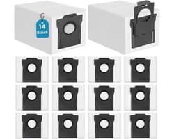 14 stofzuigerzakken geschikt voor Dreame L10s Ultra Gen 1/2/3