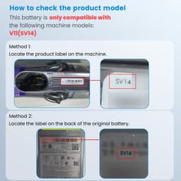Stofzuigeraccu - 25,2 V - 3900 mAh - voor Dyson V11 — thumbnail 4