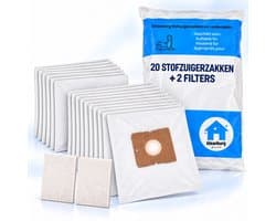 Kleanburg® Stofzuigerzakken voor Inventum SZ300 - 3-laags - 20 stuks + 2 motorfilters