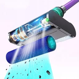 Draaiende Turbo Borstel met LED Verlichting en Absorberende Rol — thumbnail 3