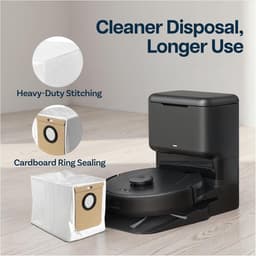 17-delige accessoireset geschikt voor Eufy G50 Hybrid / L60 Hybrid van: 1 hoofdborstel - 4 stofzakken - 4 dweilpads - 4 filters en 4 zijborstels — thumbnail 2