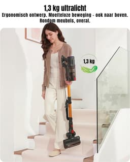 Levo® Steelstofzuiger met snoer - Steelstofzuiger - Stofzuiger - 44cm x 29cm x 19cm — thumbnail 2