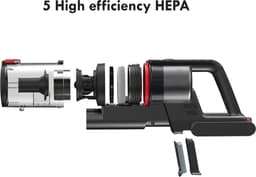 KB Elements ELK221VG Draadloze Steelstofzuiger – 400W – 38 kPa – 25,9V – 1,2L – Grijs — thumbnail 2