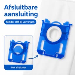 Kleanburg® – Stofzuigerzakken - Geschikt voor Philips PowerGo - 10 stuks — thumbnail 4