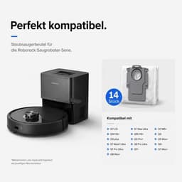 14 stuks stofzakken voor Roborock Q7 L5+/Q10 S5+/S7 Max Ultra/Q5 Pro+/Q8 Max+/S8+/S8 Pro Ultra/S7 MaxV Ultra/S7 Pro Ultra/Q7+/Q7 Max+/T8/Q5+/G10S PRO/Q7 Max+ stofzuiger afzuigstation — thumbnail 5