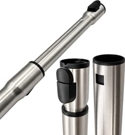 Fixem Zuigbuis geschikt voor Miele alle modellen - telescoopbuis Click Systeem 35mm - 62 tot 104 cm - RVS — thumbnail 1