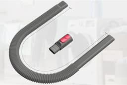 Geschikt voor-Accessoireset voor het reinigen van kieren in de stofzuiger, flexibele slang van 86,4 cm (34 inch), geschikt voor de Dyson V7 V8 V10 V11 V15 GEN5, pluisverwijderaar voor in de droger, voor het reinigen van autodetails en kieren in huis. — thumbnail 1