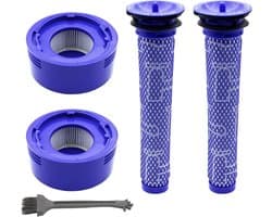 EGoods - Vacuüm filters voor Dyson V7 en V8 - 4-pack vervangingsfilters voor Absolute Animal Motorhead