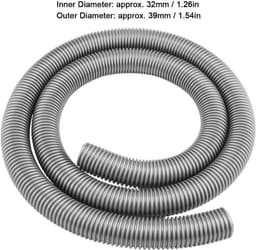 Flexibele stofzuigerslang met universele aansluiting - 32 mm binnendiameter - Duurzaam en hittebestendig - Voor huishoudelijk gebruik — thumbnail 3