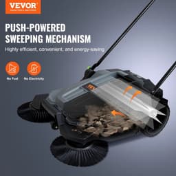 Aafinity Schrobmachine - Vloer - Vloerveegmachine - Schoonmaak Machine - 65 cm - in hoek en hoogte verstelbaar - 18.9 L container — thumbnail 4