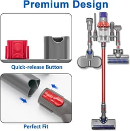 Stofzuiger Onderdeel -Wandbeugel -Geschikt voor Dyson V7 / V8 / V10 / V11 - Docking Station Holder - Organizer - Cordless Steelstofzuiger - Geen rommelige gereedschappen meer - Geen boren vereist — thumbnail 3