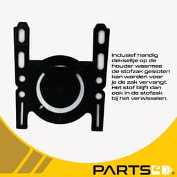 5 Stofzuigerzakken PARTS4® geschikt voor Bosch / Siemens G ALL | Made in Europe | Passend in o.a. Free'e, Ergomaxx'x, In'genius, Serie 8, Serie 4, SI52, SI69, NR150+ — thumbnail 3