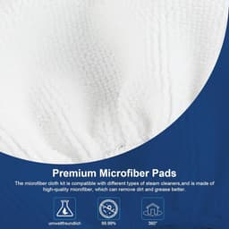 Allecto Plus - Microvezel wisdoeken set voor stoomreiniger EasyFix - 9 stuks - Reiniger accessoires voegen - SC 2 SC 3 SC 4 SC 5 - Reinigingsdoeken (Nederlands) — thumbnail 5