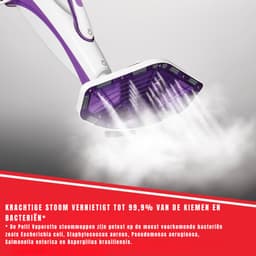 DYNA® Stoomreiniger vloer - Stoomreiniger - Stoomreinigers - Paars - 32cm x 20cm x 112cm — thumbnail 2