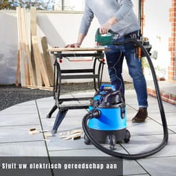 Nexvo®Bouwstofzuiger Zonder Zak - Alleszuiger Met Accessoires - Stofzuiger - Zwart/Blauw - 33cm x 34cm x 45cm — thumbnail 2