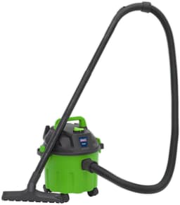 Nat Droog Stofzuiger - Industriële Verzamelaar - Werkplaats Reiniging - Hoge Zuigkracht - 10 Liter Tank - Groen — thumbnail 1