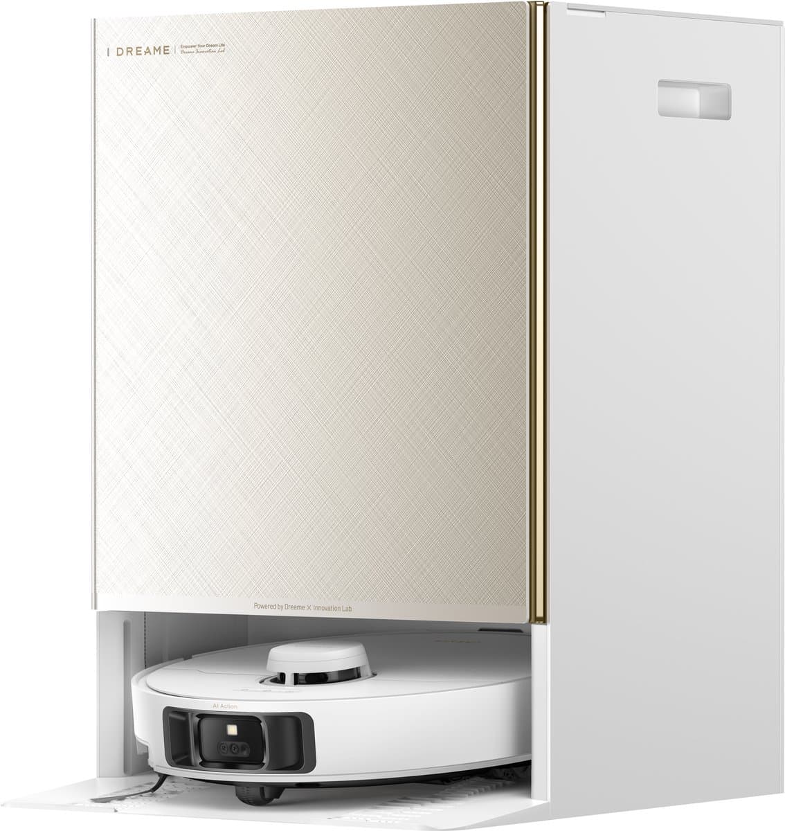 Dreame Matrix 10 Pro | Robotstofzuiger | Wit | 30.000Pa | 100°C Zelfreinigende dweil | 3 Schoonmaakmiddelen | Automatische dweilwissel | Anti-klit borstel huisdieren | Automatisch legen | Zelfreinigend station | Spraakbediening | Grote tank — afbeelding 1