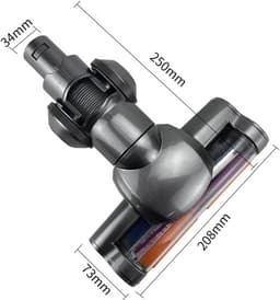 Gemotoriseerde vloerborstel - geschikt voor Dyson DC35 Gemotoriseerde borstelkop Stofzuigeraccessoires DC31 DC34 Vloerborstelkop - Handstofzuiger. — thumbnail 2