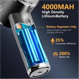 Draagbare Stofzuiger - Kruimelzuiger Auto - Snel Schoonmaken - 4-in-1 Multifunctioneel - 0.5L Capaciteit - Grijs — thumbnail 4