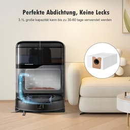 10 Stuks stofzakken geschikt voor Eufy Omni C20, C10 robotstofzuigers - Stofzuigerzakken - vervangende accessoires met grote capaciteit — thumbnail 3