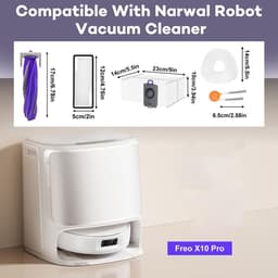 17-delige set vervangingsonderdelen geschikt voor de Narwal Freo X10 Pro robotstofzuiger — thumbnail 2