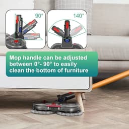 Accessoires Geschikt voor elektrische dweilmachines van Dyson V7-V11, dweilaccessoireset, inclusief 6 dweilpads en 1 borstelkop. — thumbnail 5