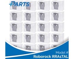 Roborock RRA1TAL Stofzakken (20 Stuks, Plus.Parts® alternatief voor 8.02.0132)