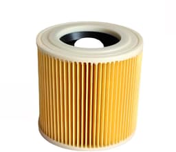 Filter - Geschikt voor Kärcher WD1, WD2, WD3 en A-serie - 5-cartridge filter - Geel - Afmetingen: 11,3 x 12 cm — thumbnail 2