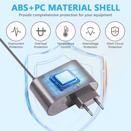 Oplader Geschikt Voor Dyson V6 V7 V8 - 26.1V - Vervangende Geschikt Voor Dyson - Universeel - Stofzuigeradapter - Kabel 1,8 m - Reserveonderdelen Geschikt voor Dyson Stofzuiger — thumbnail 3