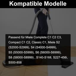 Allecto Plus - Parketzuigmond en harde vloerborstel voor Miele stofzuigers - Geschikt voor diverse modellen - Vloerzuigmond voor vloeren - Compatibel met Miele Complete en Compact series — thumbnail 2