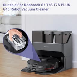 Allecto Plus - Stofzuigercontainer voor robotstofzuiger - Stofverzamelbox en afvalverzamelbox - Onderdelen voor vloerveger - Compatibel met diverse modellen — thumbnail 3