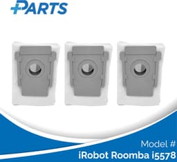 iRobot Roomba i5578 Stofzakken (3 Stuks, Plus.Parts® alternatief voor 4626194 / 4640235) — thumbnail 1