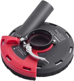 Stofafzuigkap voor Haakse Slijper 100-125 Mm, Met 6 Klemringen en Stofzuigeraansluiting - Perfect voor Hout, Beton en Steen — thumbnail 4