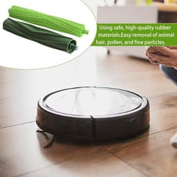 JGS Premium - Set van 2 reserveonderdelen borstels voor iRobot E5 E6 i7 Robotica - Duurzame borstels voor huisdierenhaar - Compatibel met diverse modellen — thumbnail 2