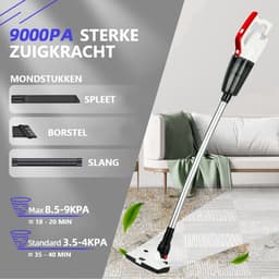 Steelstofzuiger - steelstofzuiger draadloos - 4 in 1 steelstofzuiger - Wit — thumbnail 3