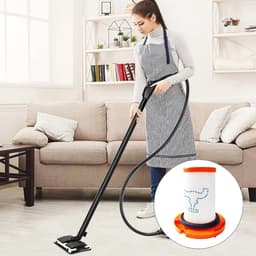 Set van 2 - Filterpatronen - Stofzuigerfilters - Reinigingsaccessoires - Wasbaar - Herbruikbaar - Compatibel met Rowenta X-Force Flex 9.60 stofzuigers - Oranje — thumbnail 3