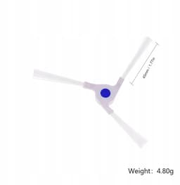 2x Witte Zijborstels voor Ecovacs X2/X2 Pro/X2 Omni Robotstofzuiger — thumbnail 2
