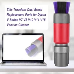 Stofborstel - Geschikt voor Dyson V7 V8 V10 V11 V15 - Zachte haren — thumbnail 2