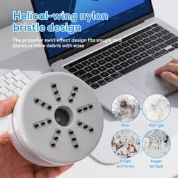 Mini Tafelstofzuiger - USB Oplaadbaar - Hoge Zuigkracht - Perfect voor Bureau en Auto - Homevero — thumbnail 3